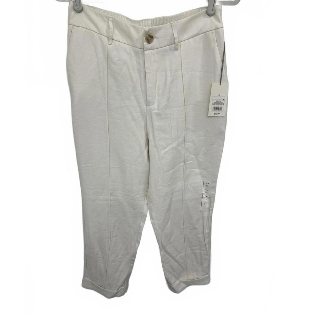 A New Day Women's Cream Casual Pants Size 8